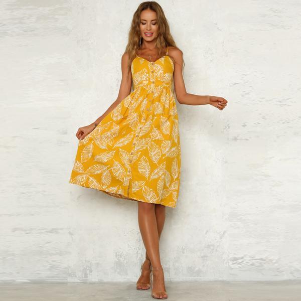 Yellow Long Dress Llm3074